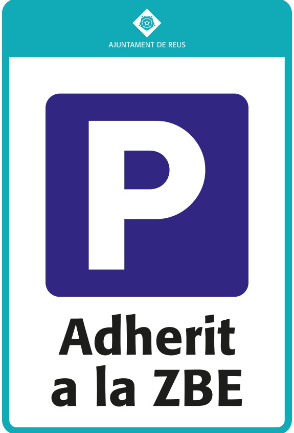Imatge de la senyal Parquing adherita a la zbe